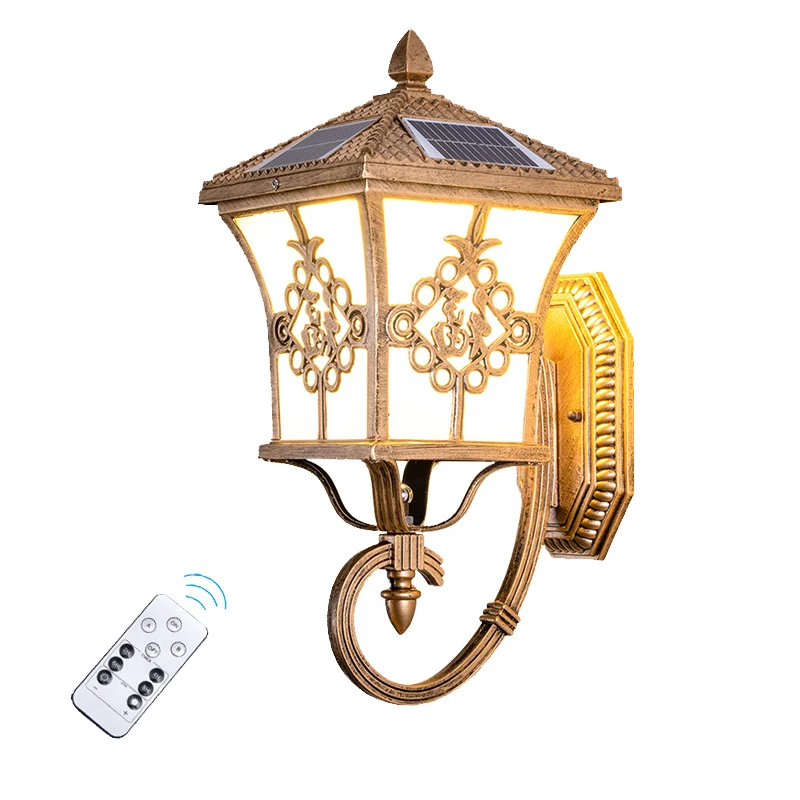 실외용 유럽 스타일의 태양광 충전식 가정용 현관, 벽, - Outdoor Lighting Waterproof 리뷰 및 가격