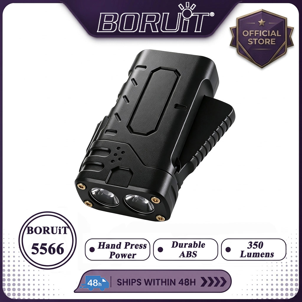 BORUIiT 핸드 크랭크 EDC LED 손전등 타입- - Outdoor Lighting Black 리뷰 및 가격
