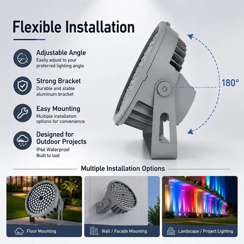 DMX512 RGBW SMD LED 홍수 조명, IP6 - Outdoor Lighting And Landscape 리뷰 및 가격